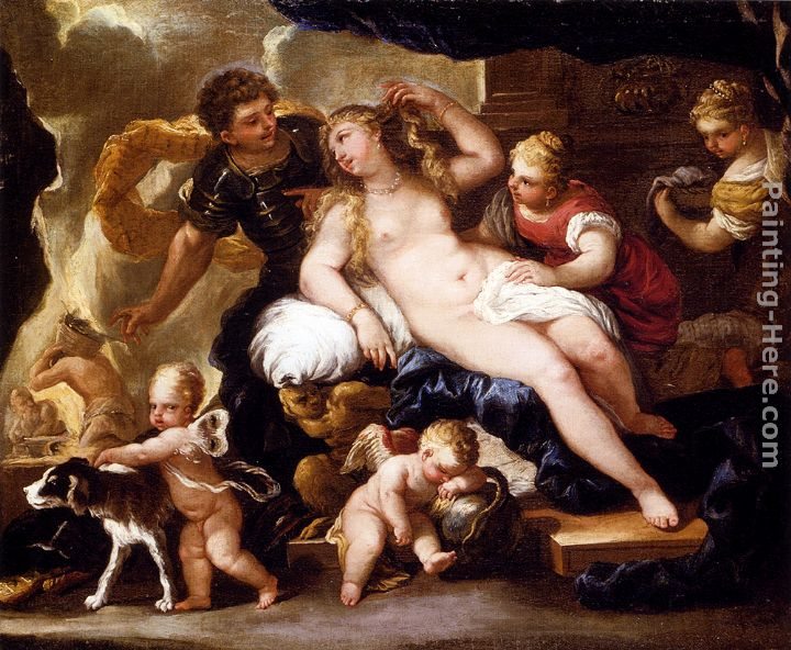 Luca Giordano Venus And Mars